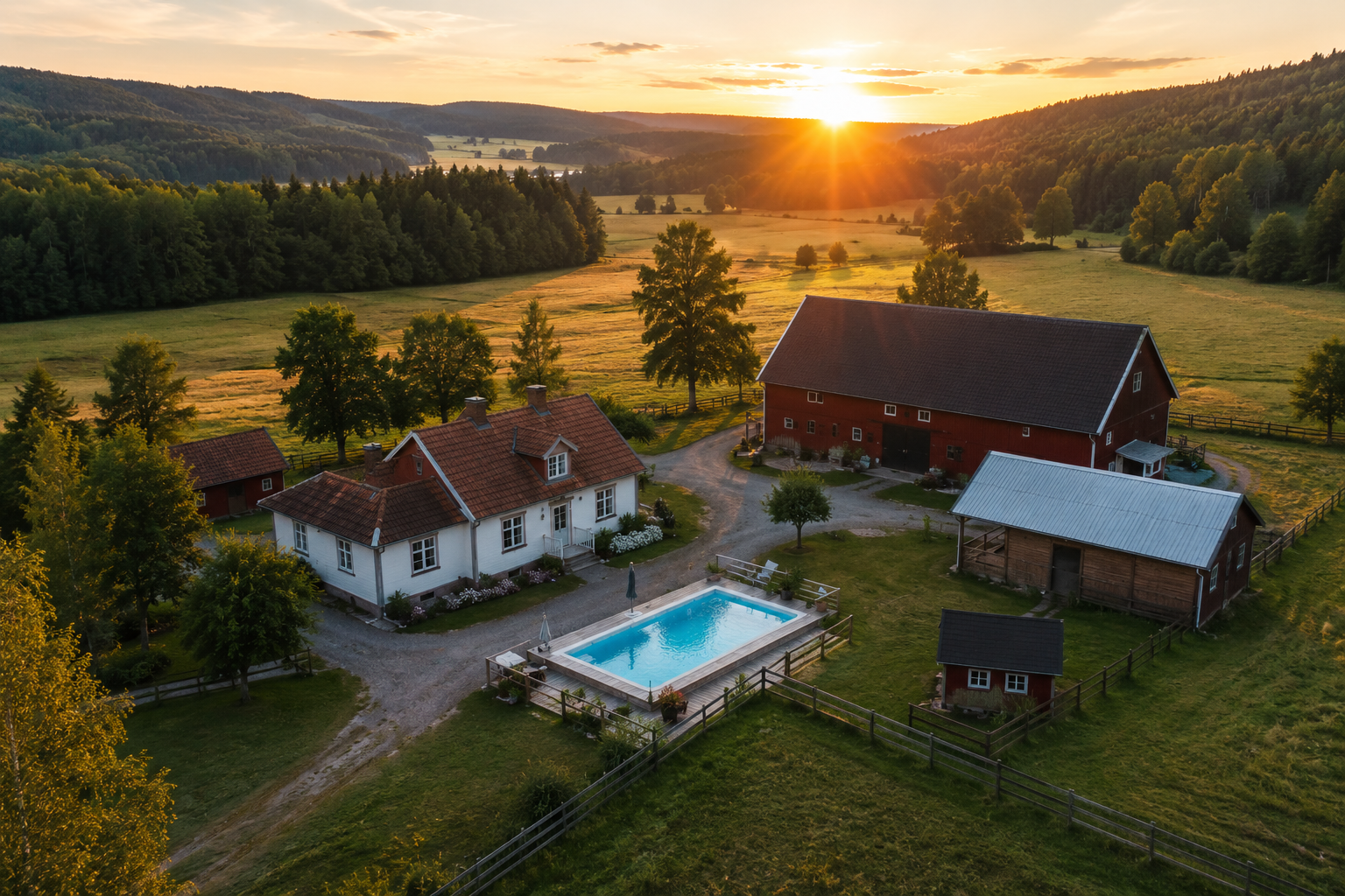 Komplett gård i Djupdal, Bälgviken