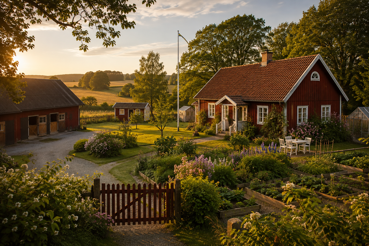 Liten gård på Österlen