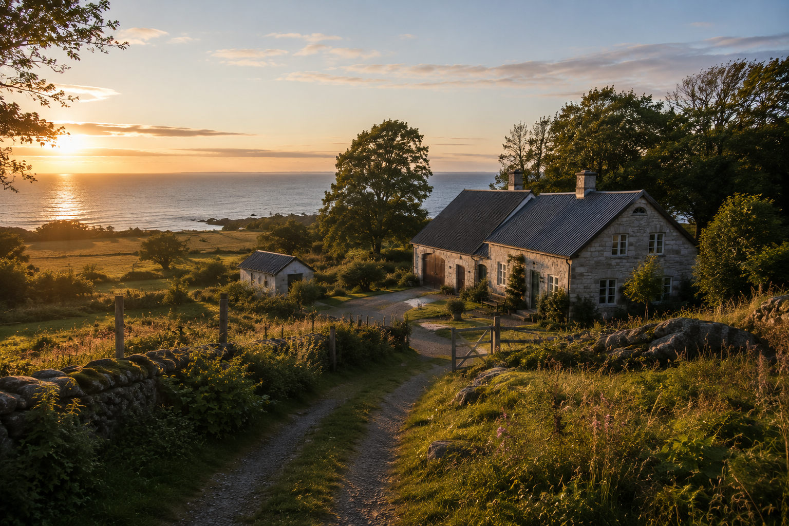 Kustgård i Halland