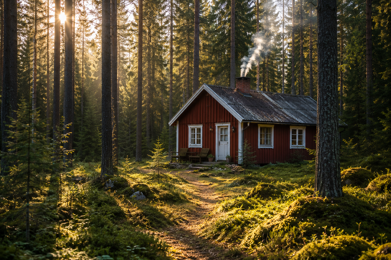 Skogsgömma i Småland
